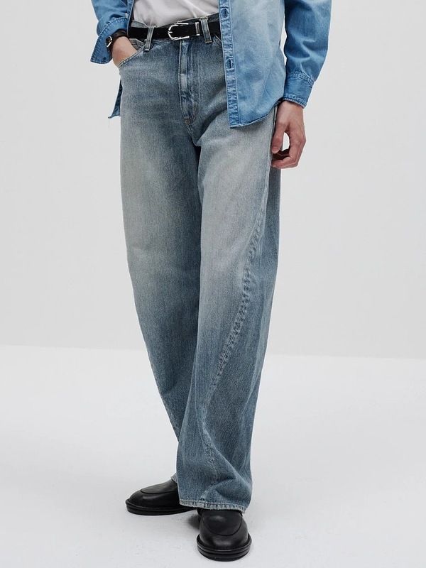 ATTACHMENT�������å�����/13OZ DENIM 3D JEANS/L.NAVY.