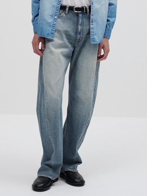 (ͽ���ʡ�2��3������ͽ��/ATTACHMENT�������å�����/13OZ DENIM 3D JEANS/L.NAVY