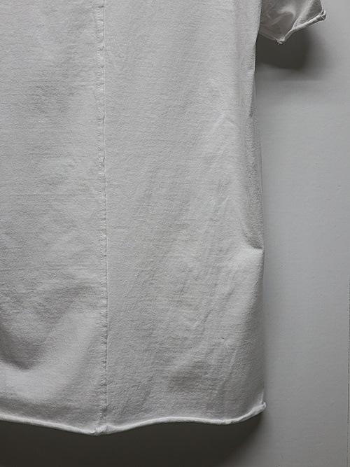 wjk�����֥른��������/cut-off crew-neck S/S/white