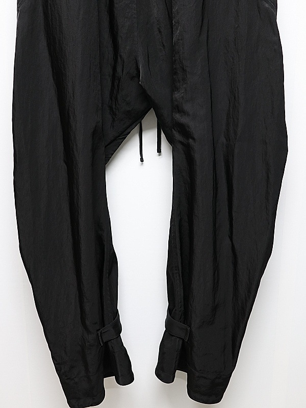 �㴰���JULIUS����ꥦ��/NYLON TWILL TROUSERS4/BLACK