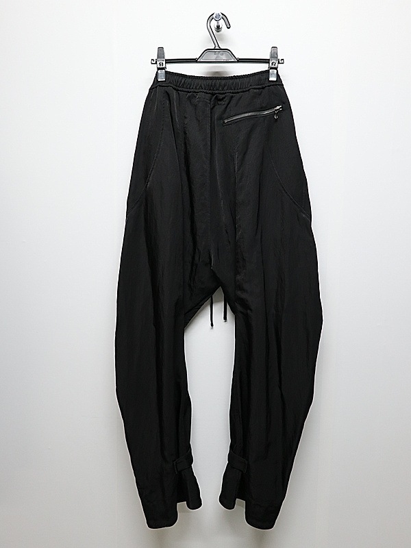 �㴰���JULIUS����ꥦ��/NYLON TWILL TROUSERS4/BLACK