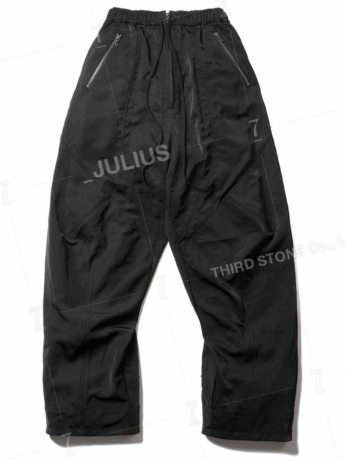 (ͽ����)5��6������ͽ��/JULIUS����ꥦ��/NYLON TWILL TROUSERS4/BLACK