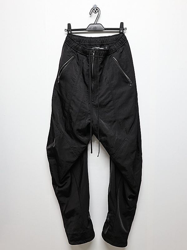 �㴰���JULIUS����ꥦ��/NYLON TWILL TROUSERS4/BLACK