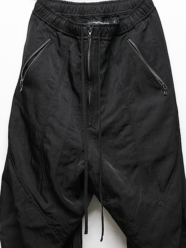 �㴰���JULIUS����ꥦ��/NYLON TWILL TROUSERS4/BLACK
