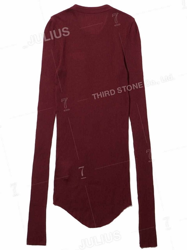 (ͽ����)8��9������ͽ��/JULIUS����ꥦ��/COTTON/SILK RIB CUT & SEWN6/BLOOD