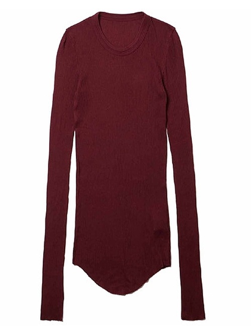 (ͽ����)8��9������ͽ��/JULIUS����ꥦ��/COTTON/SILK RIB CUT & SEWN6/BLOOD