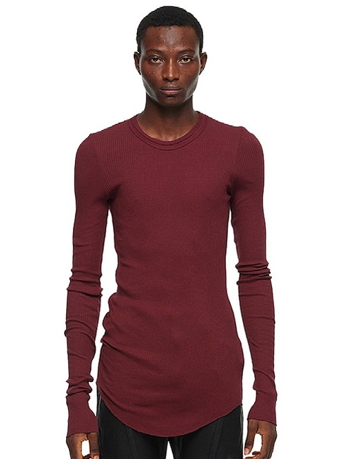 (ͽ����)8��9������ͽ��/JULIUS����ꥦ��/COTTON/SILK RIB CUT & SEWN6/BLOOD