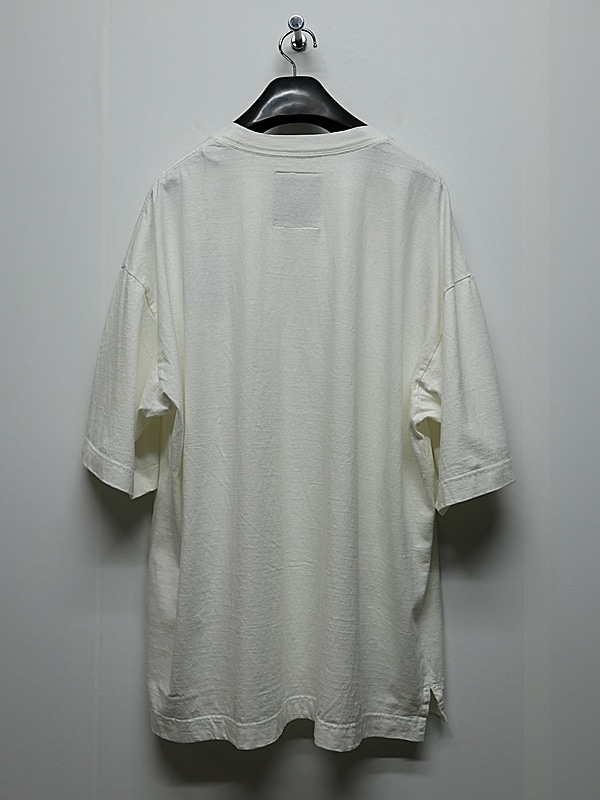 Maison MIHARA YASUHIRO���᥾�� �ߥϥ�䥹�ҥ�/Jersey Stitch DON'T TAG ME. PRINTED TEE/WHITE