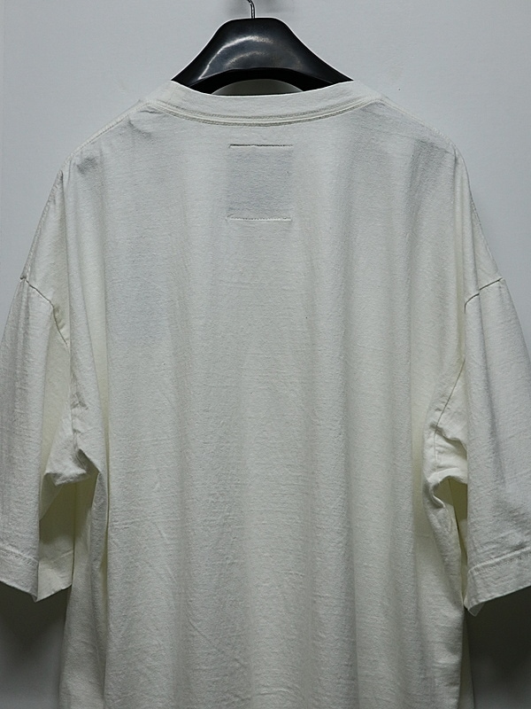 Maison MIHARA YASUHIRO���᥾�� �ߥϥ�䥹�ҥ�/Jersey Stitch DON'T TAG ME. PRINTED TEE/WHITE