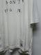 Maison MIHARA YASUHIRO���᥾�� �ߥϥ�䥹�ҥ�/Jersey Stitch DON'T TAG ME. PRINTED TEE/WHITE