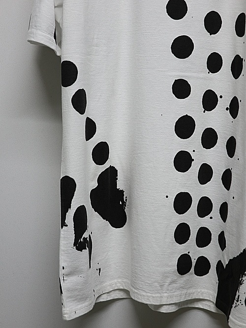 �㴰���nude:masahiko maruyama ���̡���:�ޥ��ҥ��ޥ���/30 Cotton Jersey PRINT T SHIRT/Off White