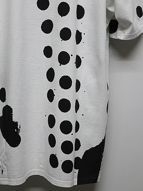 �㴰���nude:masahiko maruyama ���̡���:�ޥ��ҥ��ޥ���/30 Cotton Jersey PRINT T SHIRT/Off White