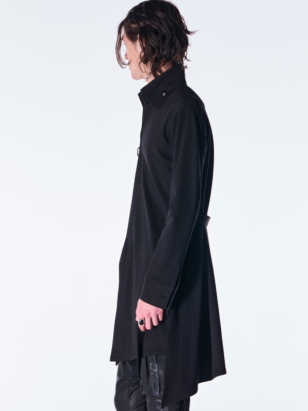 (ͽ���ʡ�8������9������ͽ��/kiryuyrik������奦����奦/Mockroady Stand Collar Zipp Shirt/Black