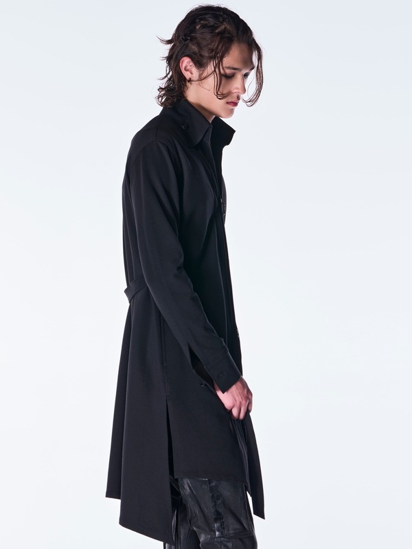 (ͽ���ʡ�8������9������ͽ��/kiryuyrik������奦����奦/Mockroady Stand Collar Zipp Shirt/Black