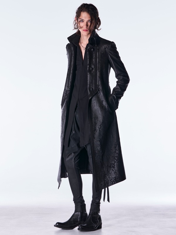 (ͽ���ʡ�8������9������ͽ��/kiryuyrik������奦����奦/Mockroady Stand Collar Zipp Shirt/Black
