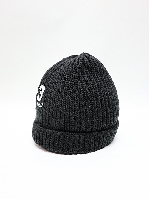 Y-3磻꡼/Y-3 KNIT BEANIE/BLACK