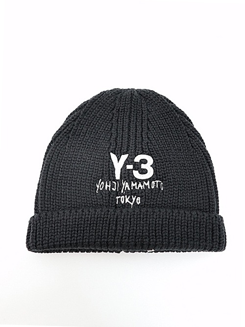 Y-3磻꡼/Y-3 KNIT BEANIE/BLACK