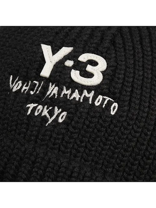 Y-3磻꡼/Y-3 KNIT BEANIE/BLACK