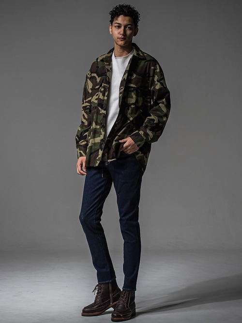 RESOUND CLOTHING���ꥵ����ɥ���������/regular taperd MICK DENIM JERSEY/INDO/W