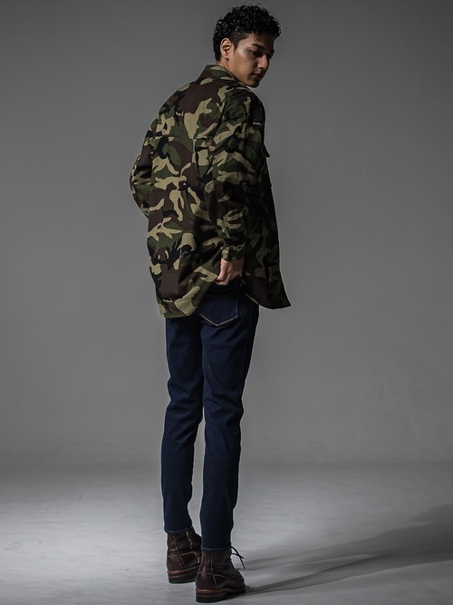 RESOUND CLOTHING���ꥵ����ɥ���������/regular taperd MICK DENIM JERSEY/INDO/W