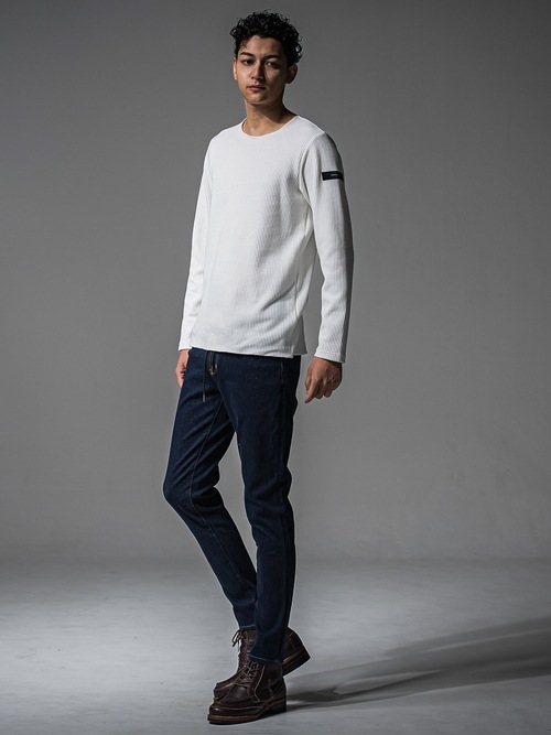 RESOUND CLOTHING���ꥵ����ɥ���������/regular taperd MICK DENIM JERSEY/INDO/W