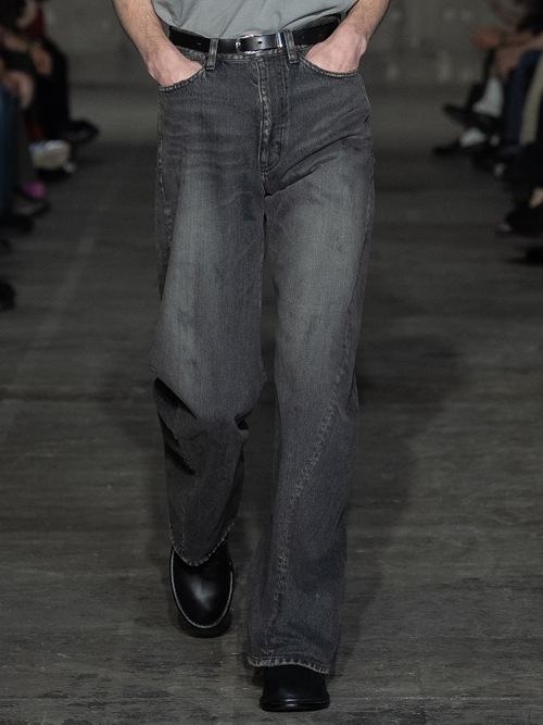 ATTACHMENT�������å�����/13OZ DENIM 3D JEANS/BLACK