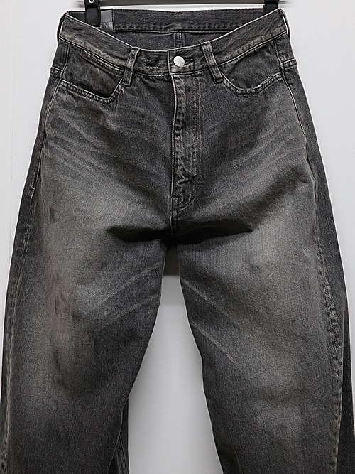 ATTACHMENT�������å�����/13OZ DENIM 3D JEANS/BLACK