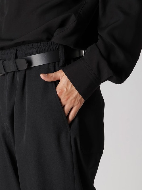 Yohji Yamamoto���襦����ޥ��/Re����С�W����Ҷ�P�ѥ��/BLACK