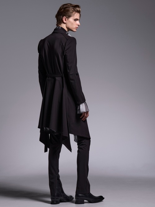 (ͽ���ʡ�4��5������ͽ��/kiryuyrik������奦����奦/T/R Gabardine Goth Flare Jacket/Black