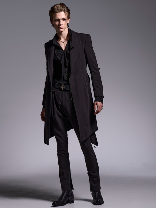 (ͽ���ʡ�4��5������ͽ��/kiryuyrik������奦����奦/T/R Gabardine Goth Flare Jacket/Black