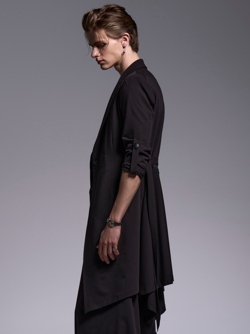 (ͽ���ʡ�4��5������ͽ��/kiryuyrik������奦����奦/T/R Gabardine Goth Flare Jacket/Black