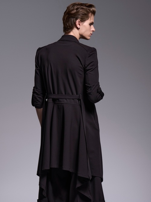 (ͽ���ʡ�4��5������ͽ��/kiryuyrik������奦����奦/T/R Gabardine Goth Flare Jacket/Black