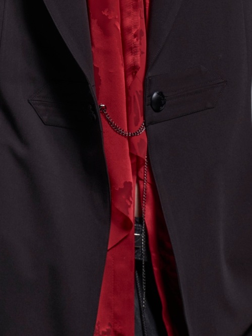 (ͽ���ʡ�4��5������ͽ��/kiryuyrik������奦����奦/T/R Gabardine Goth Flare Jacket/Black