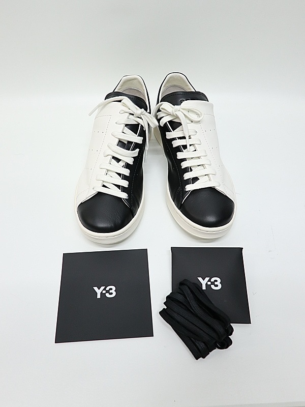 Y-3���磻���꡼/Y-3 DIAGONAL STAN SMITH OWHITE/OWHITE/BLACK