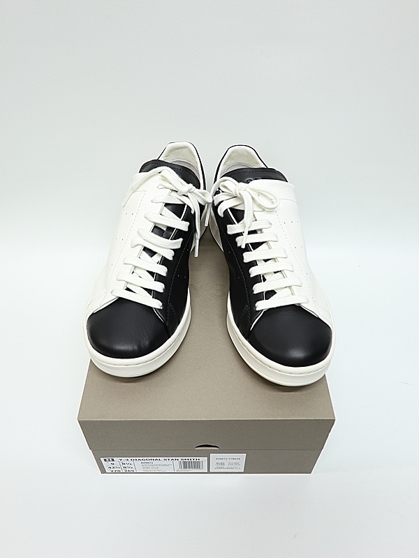 Y-3���磻���꡼/Y-3 DIAGONAL STAN SMITH OWHITE/OWHITE/BLACK