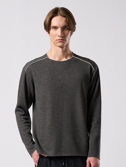 (ͽ���ʡ�11��12������ͽ��/wjk�����֥른��������/back boa cut-off crew/charcoal