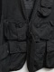 �㴰���nude:masahiko maruyama ���̡���:�ޥ��ҥ��ޥ���/Cotton/Japanese Paper Cloth GARMENT DYED MULTI POCKET VEST/Black