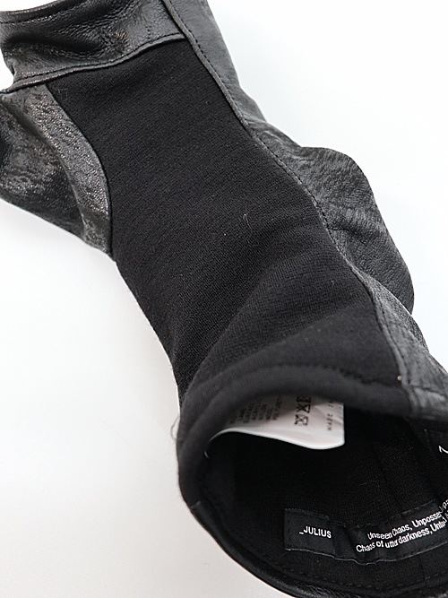 JULIUS����ꥦ��/LAMB SKIN ACCESSORY2/BLACK