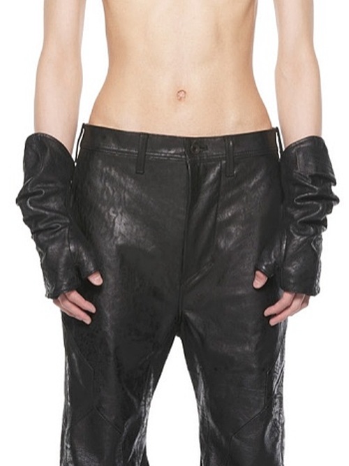 JULIUS����ꥦ��/LAMB SKIN ACCESSORY2/BLACK