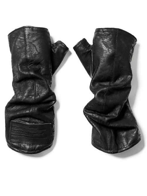 JULIUS����ꥦ��/LAMB SKIN ACCESSORY2/BLACK