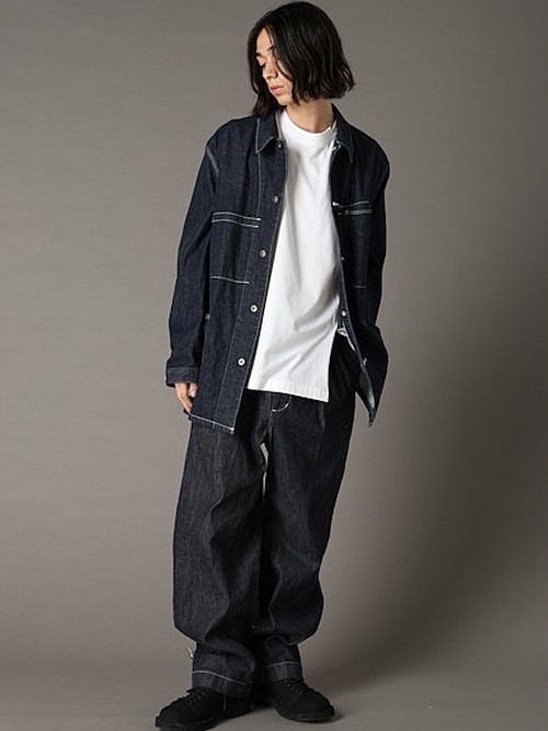 Ground Y �� EDWIN Collaboration/11OZ INDIGO DENIM BLOUSON/INDIGO