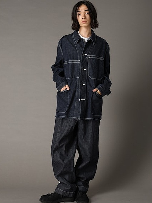 Ground Y �� EDWIN Collaboration/11OZ INDIGO DENIM BLOUSON/INDIGO