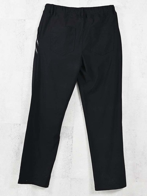(ͽ���ʡ�5��6������ͽ��/40TH RESOUND CLOTHING���ꥵ����ɥ���������/SUPER TIGHT TAPERD EDGE NYLON SEMI WIDE PT/BKBK