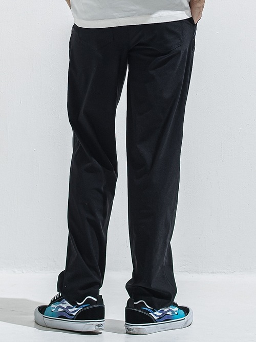 (ͽ���ʡ�5��6������ͽ��/40TH RESOUND CLOTHING���ꥵ����ɥ���������/SUPER TIGHT TAPERD EDGE NYLON SEMI WIDE PT/BKBK