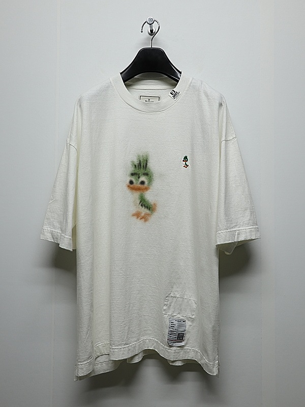 Maison MIHARA YASUHIRO���᥾�� �ߥϥ�䥹�ҥ�/Jersey Stitch LEON PRINTED TEE/WHITE