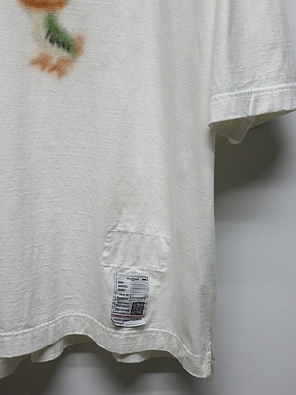 Maison MIHARA YASUHIRO���᥾�� �ߥϥ�䥹�ҥ�/Jersey Stitch LEON PRINTED TEE/WHITE