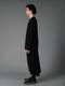 Ground Y�����饦��ɥ磻/30/- COTTON JERSEY MIX TIERED LONG SLEEVED T/BLACK