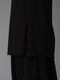 Ground Y�����饦��ɥ磻/30/- COTTON JERSEY MIX TIERED LONG SLEEVED T/BLACK
