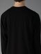 Ground Y�����饦��ɥ磻/30/- COTTON JERSEY MIX TIERED LONG SLEEVED T/BLACK