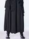 (ͽ���ʡ�8������9������ͽ��/kiryuyrik������奦����奦/Vintage Satin Wide Tuck Slacks/Black